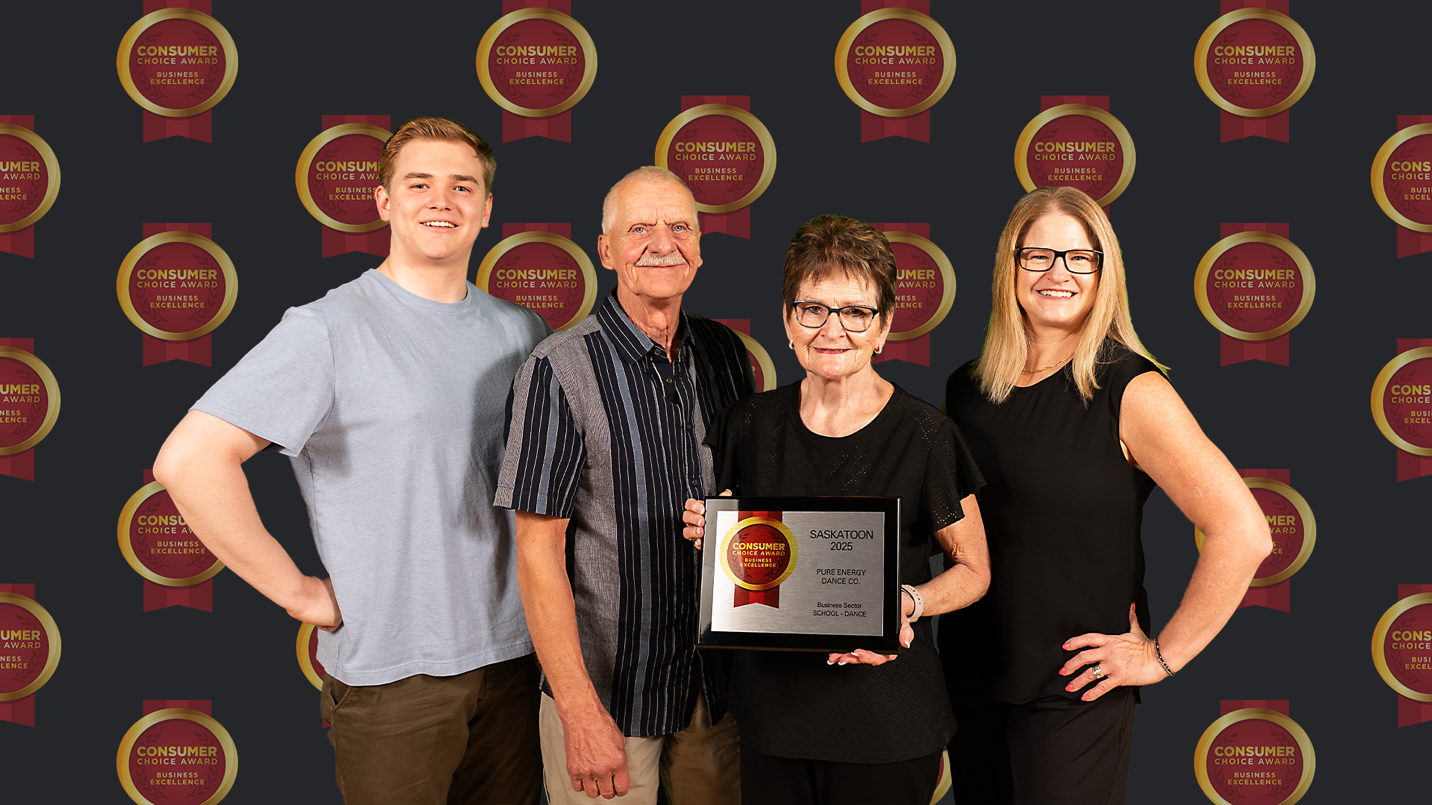 Pure Energy Dance Co. Celebrates 50 Years in Business with 8th Consecutive Consumer Choice Award for Dance Schools in Saskatoon
